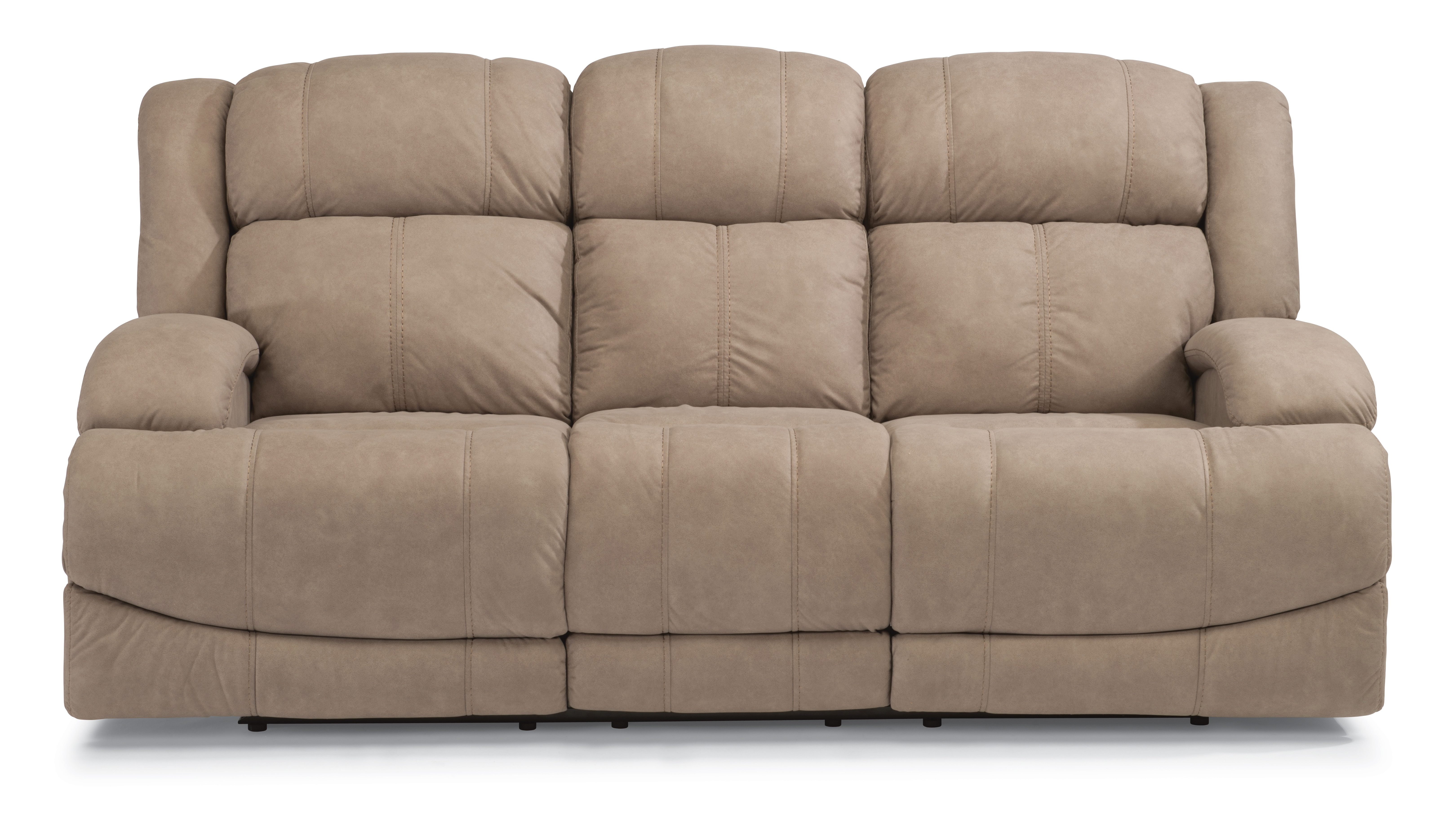 Flexsteel Living Room Power Reclining Sofa with Power Headrests 1560