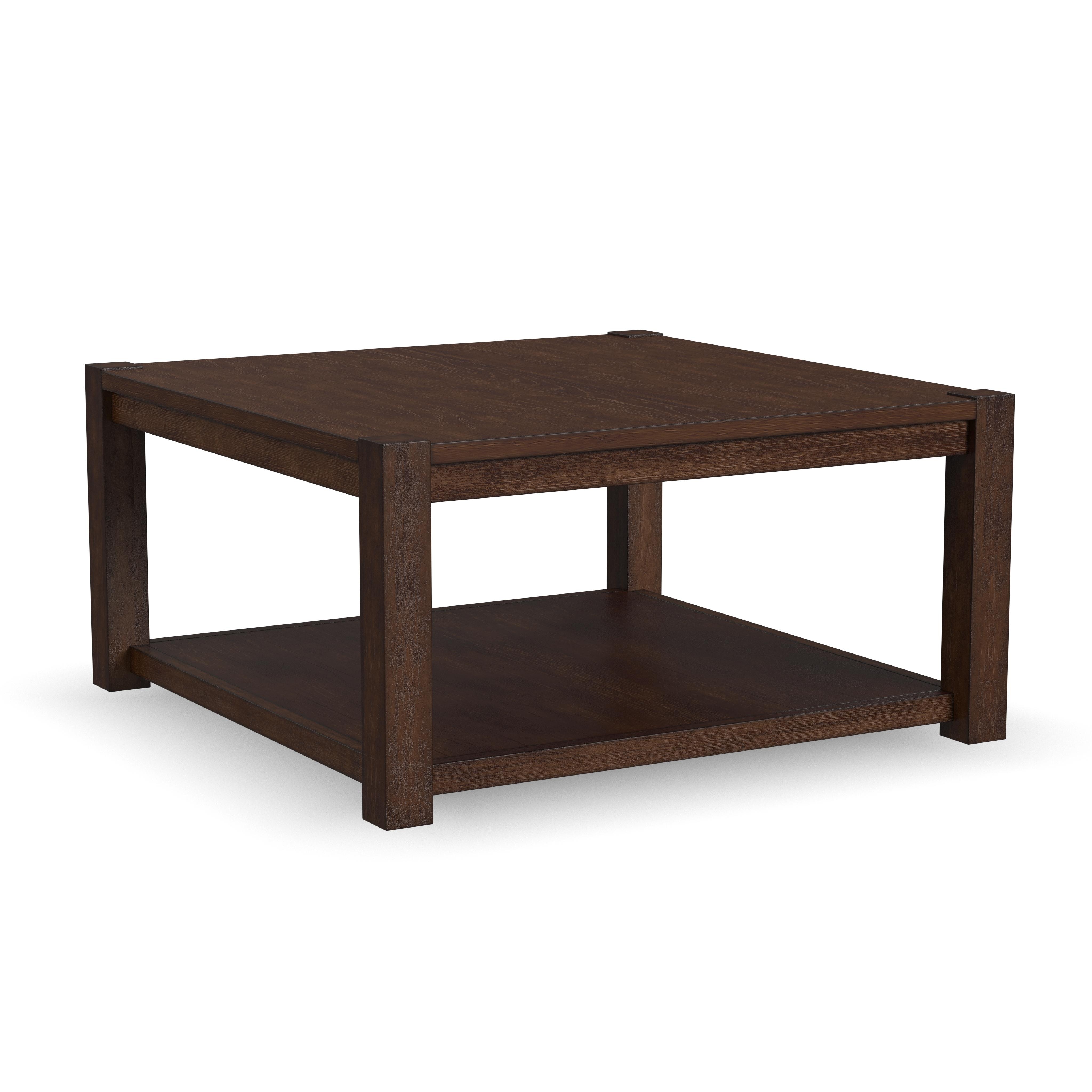 square coffee table on casters