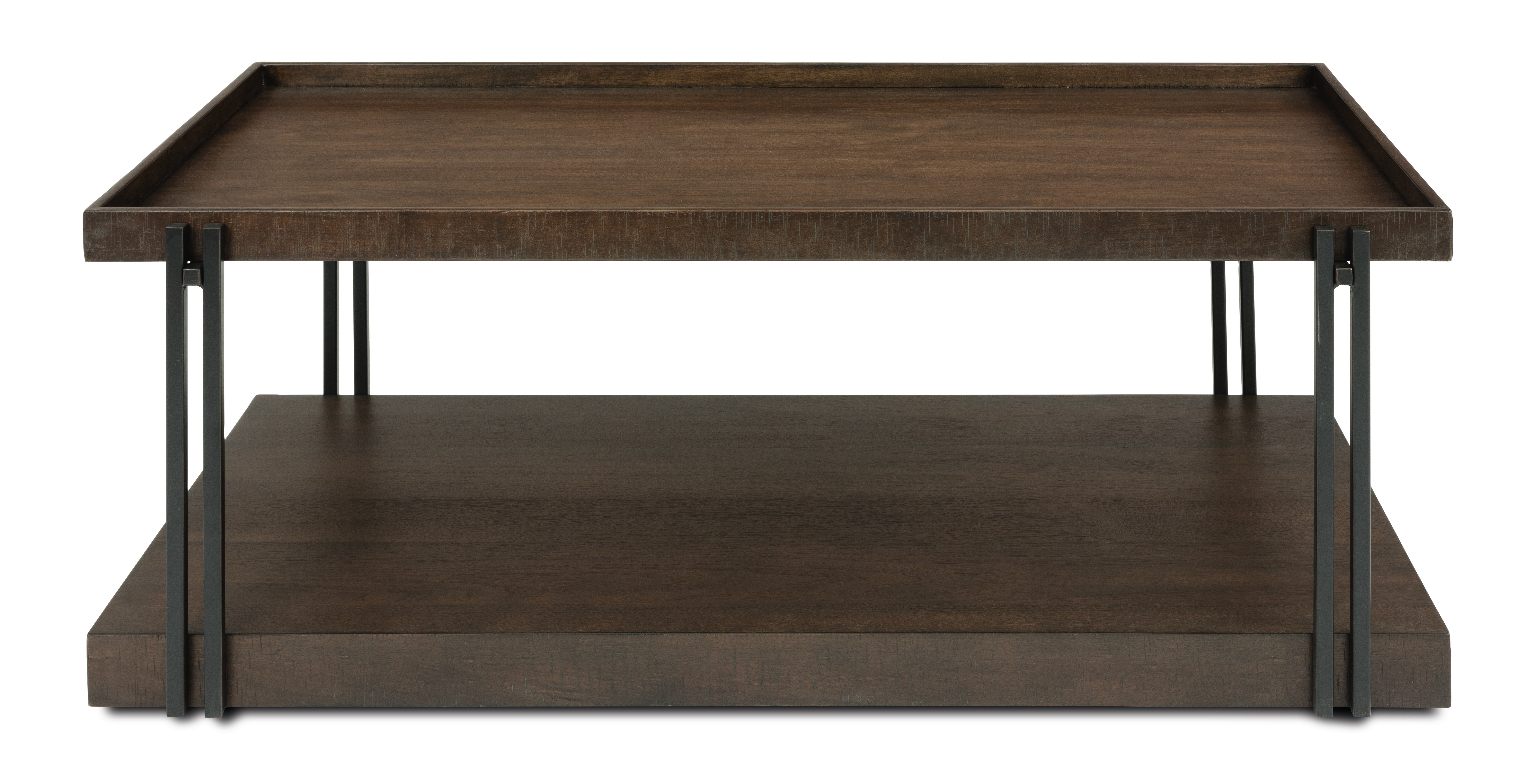 Flexsteel Living Room Rectangular Coffee Table with Casters Frazier