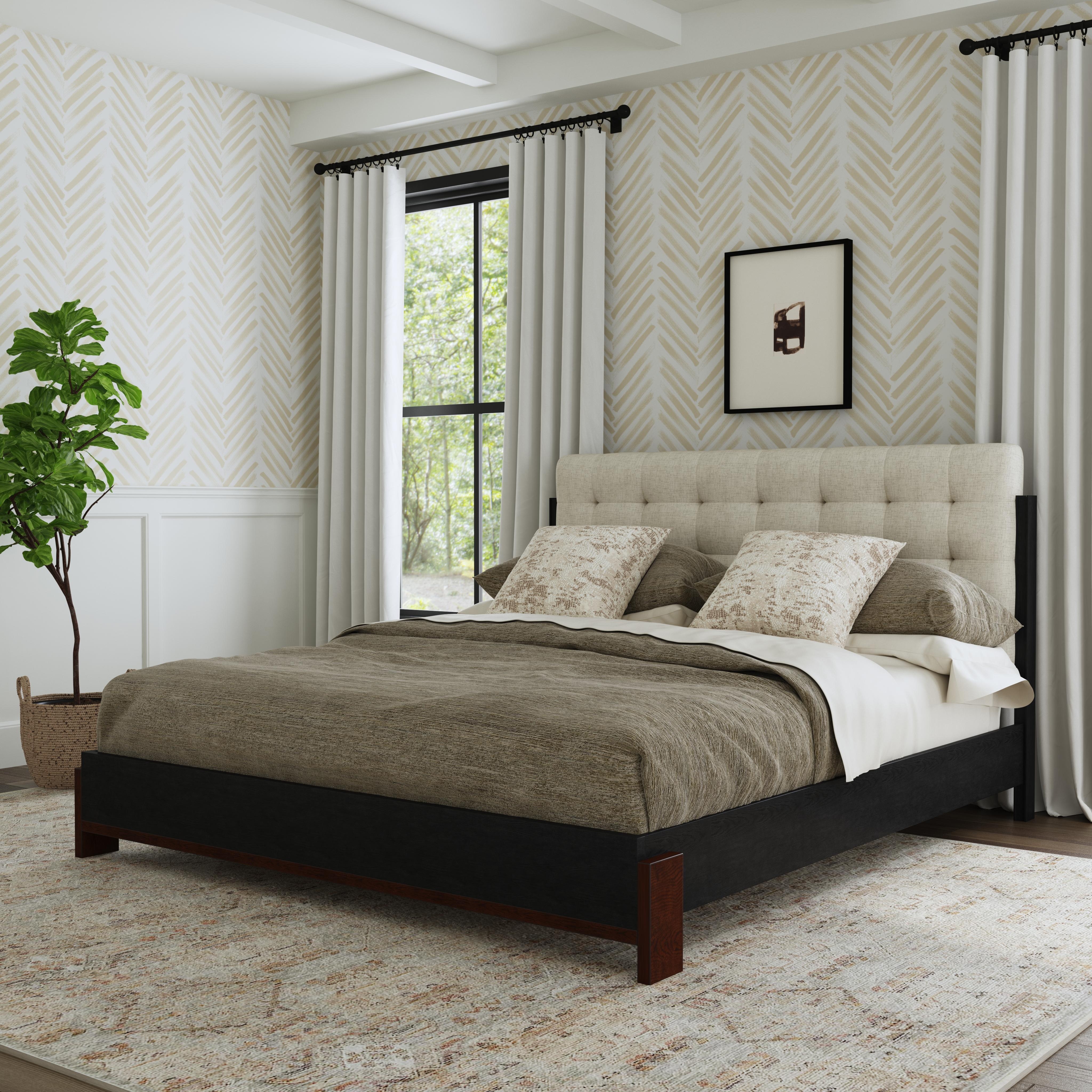 Waterfall Queen Upholstered Bed Furniture Connection