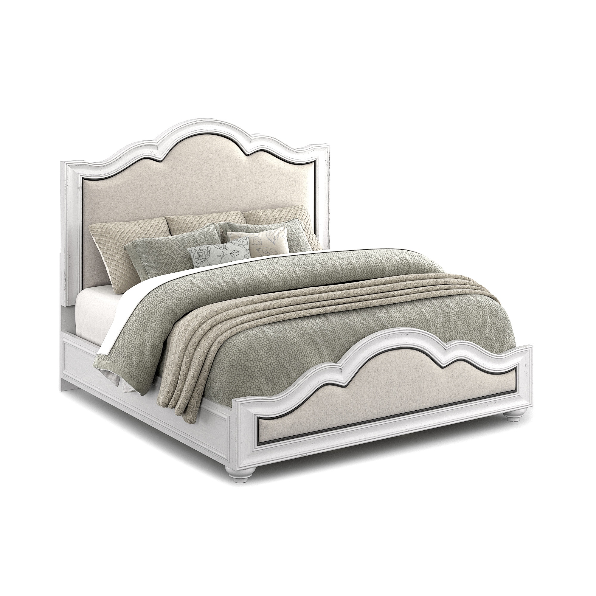 Flexsteel Bedroom King Upholstered Bed W1070 90K Lynchs