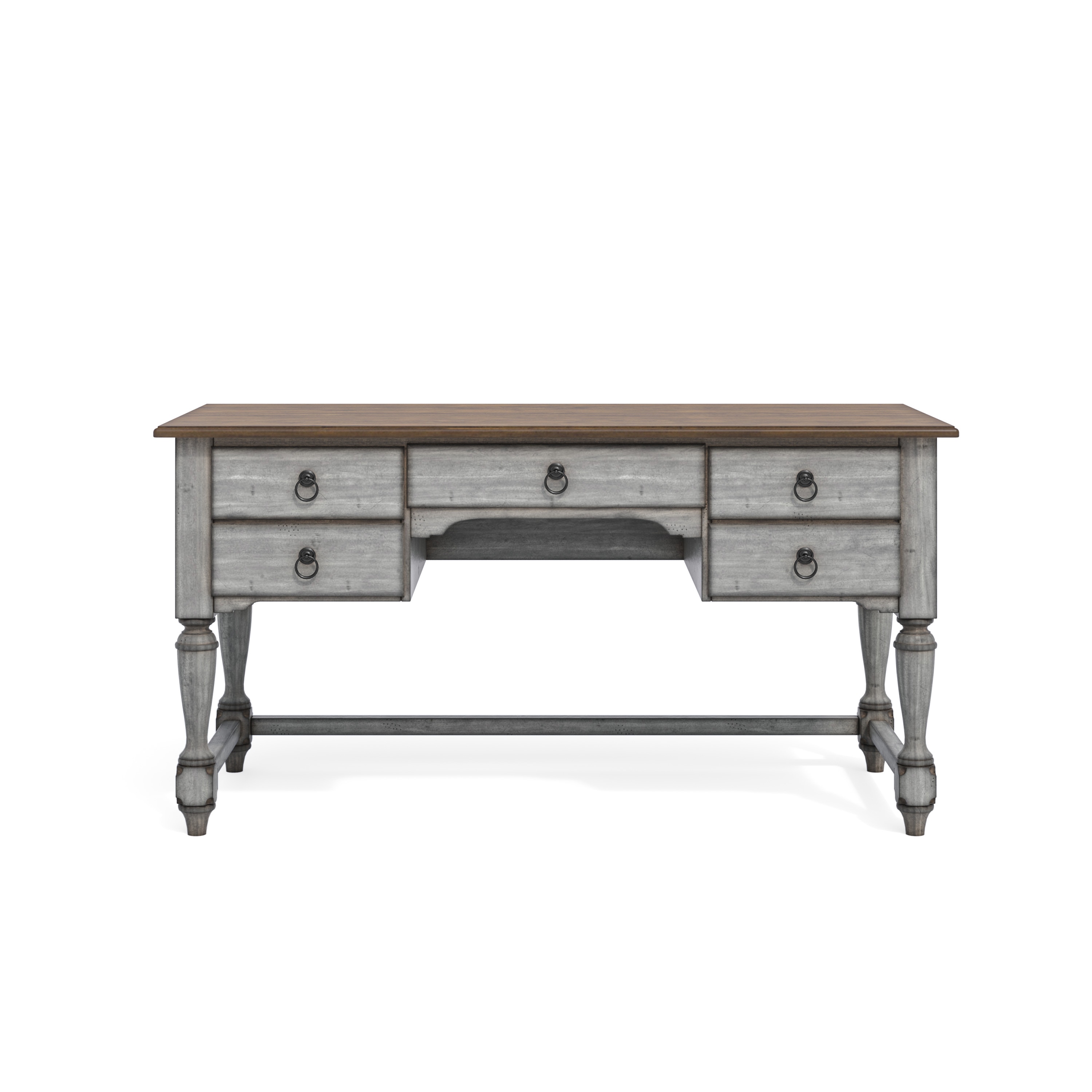 paulo wood writing desk white wash