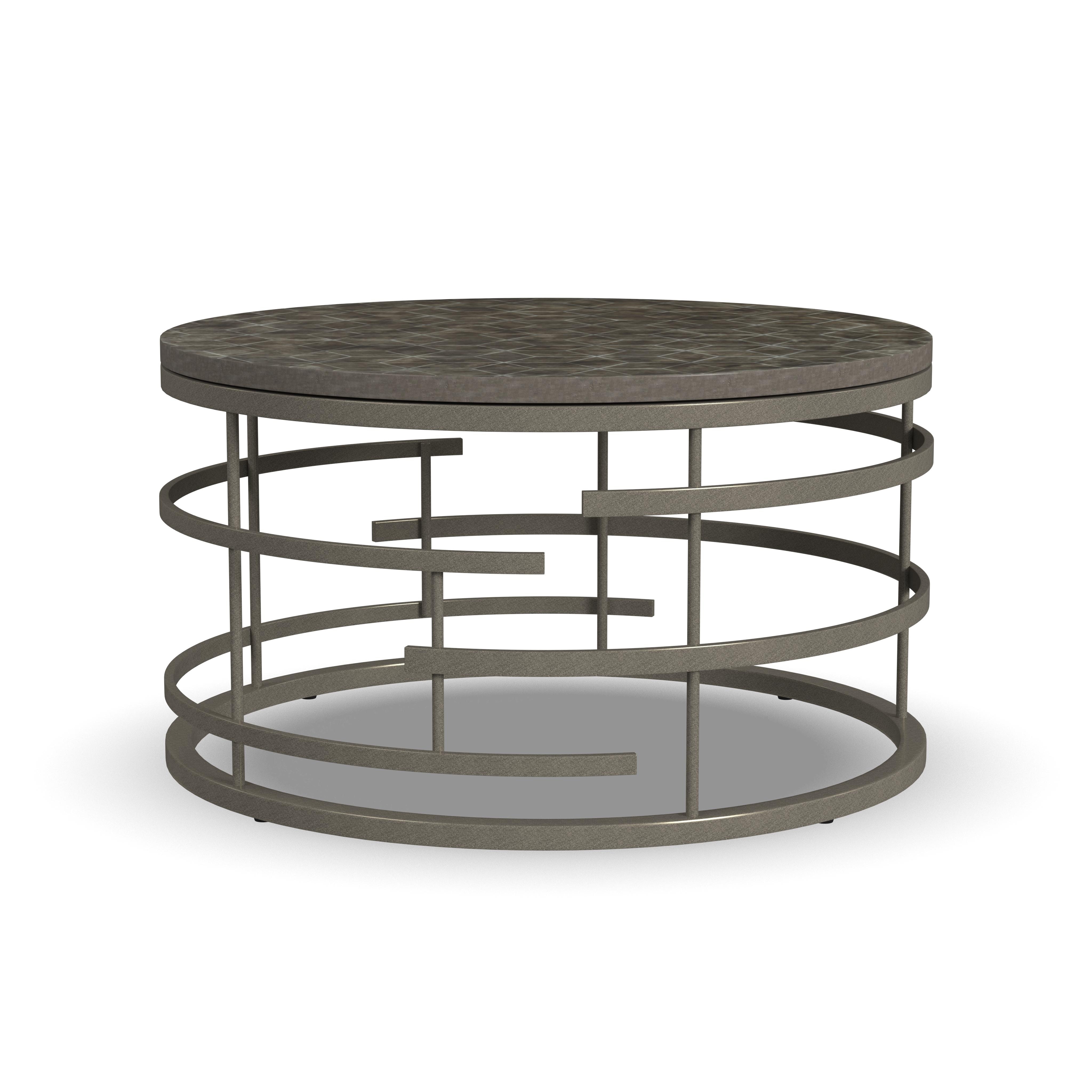 Flexsteel round deals coffee table