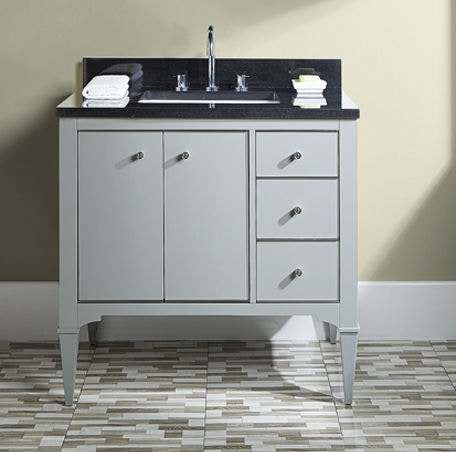 Fairmont Designs Bathroom Charlottesville With Nickel 36 Vanity