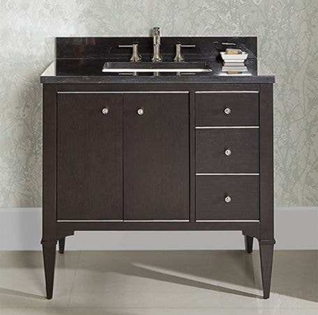 Fairmont Designs Bathroom Charlottesville With Nickel 36 Vanity