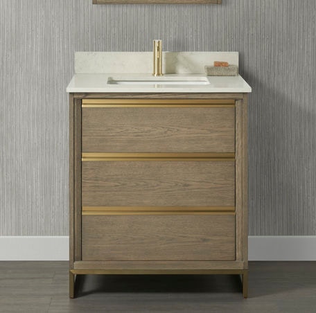 Fairmont Designs Bathroom Vanity Antique Grey 1543 V30 Simply Discount Furniture Santa