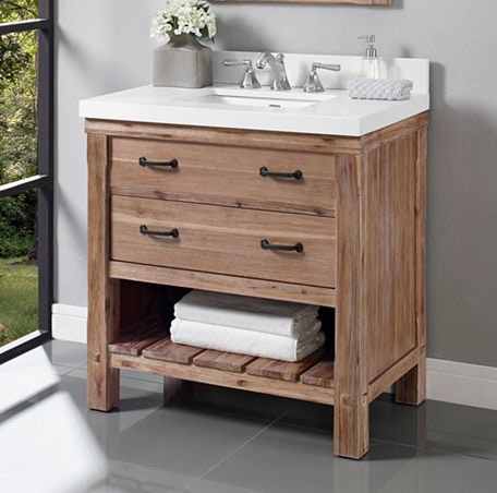 Fairmont Designs Bathroom Napa 36 Open Shelf Vanity 1507