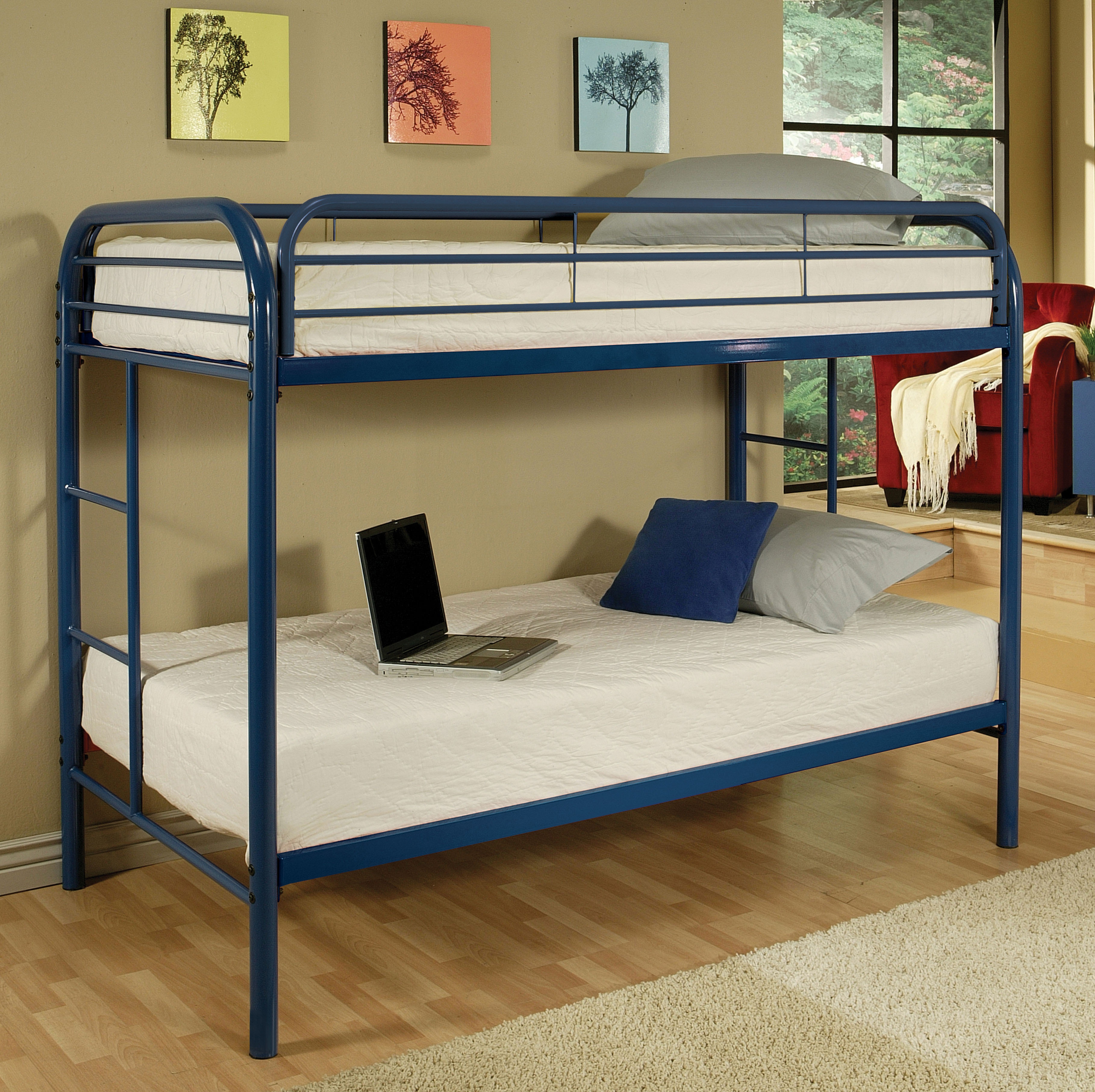 Acme Furniture Bedroom Thomas Twin/Twin Bunk Bed 02188BU - Tar