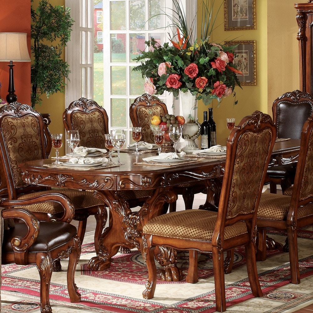 Acme Furniture Casual Dining Dresden Dining Table 12150 - Tar Heel