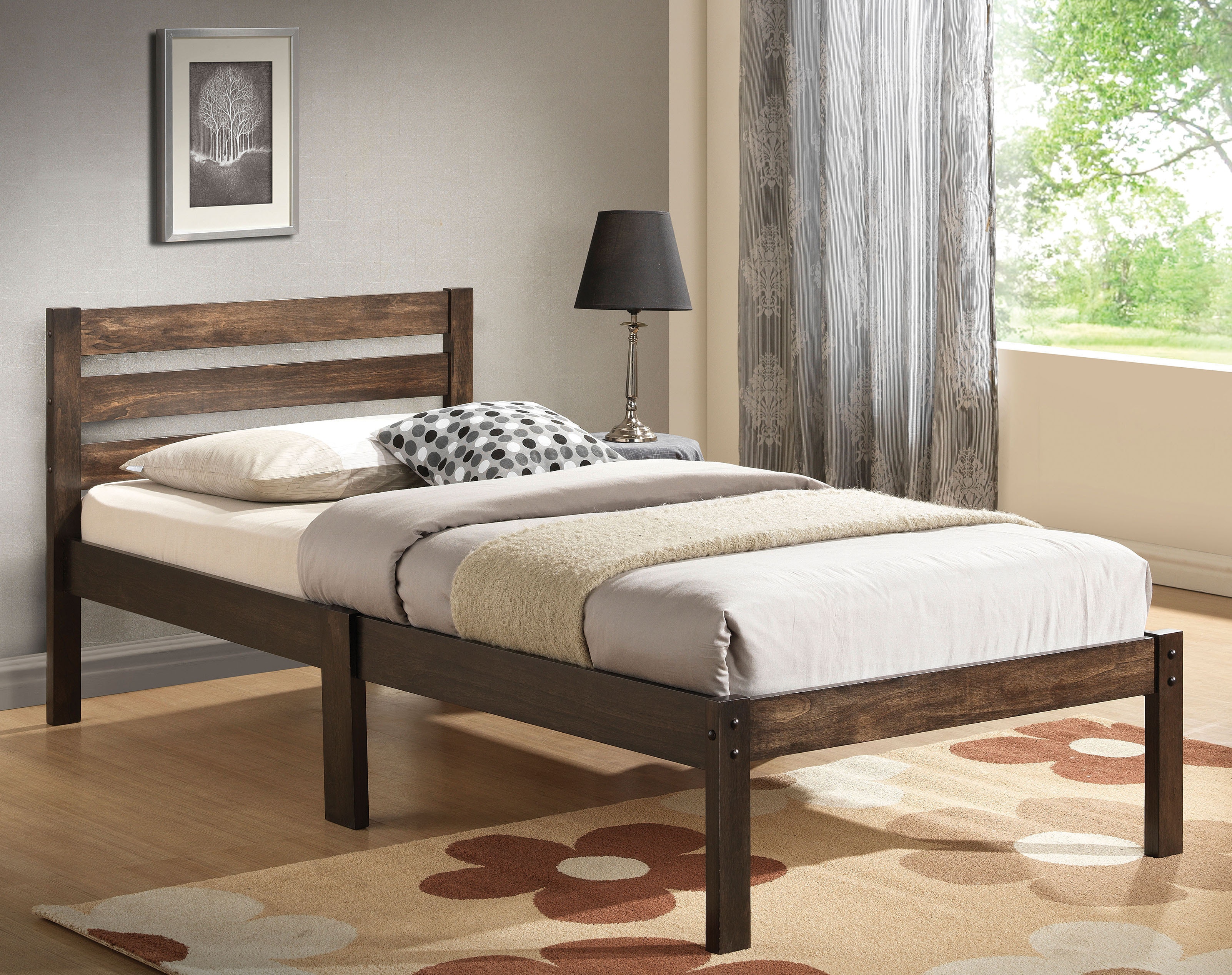 Low headboard twin bed online