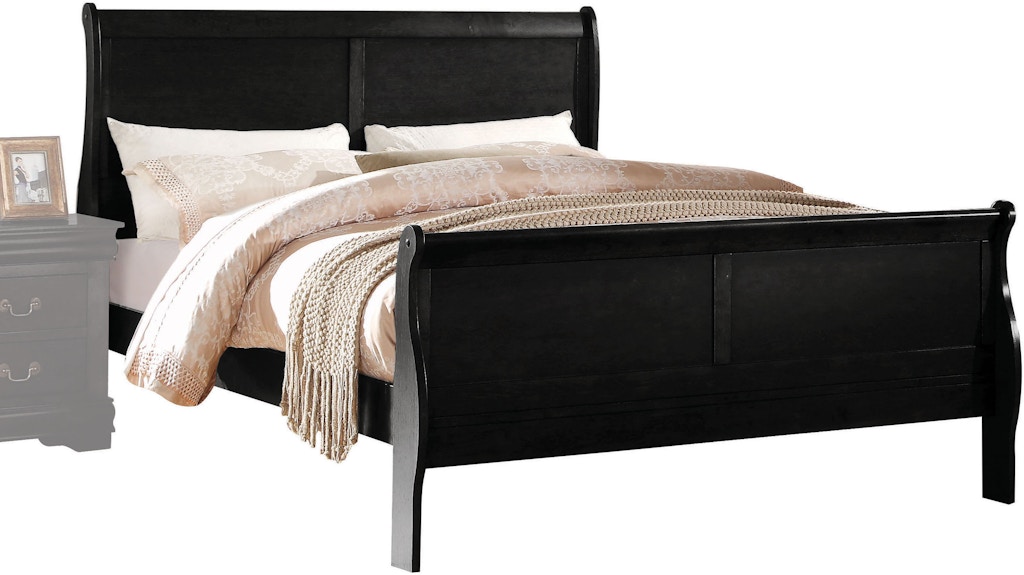 Acme Furniture Bedroom Louis Philippe Eastern King Bed 23727EK - The  Furniture Mall - Duluth and