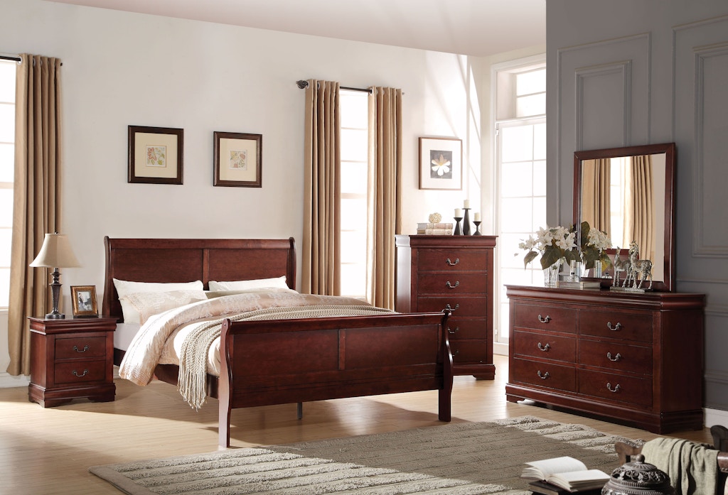 Acme Furniture Bedroom Louis Philippe III Eastern King Bed 24357EK - The  Furniture Mall - Duluth