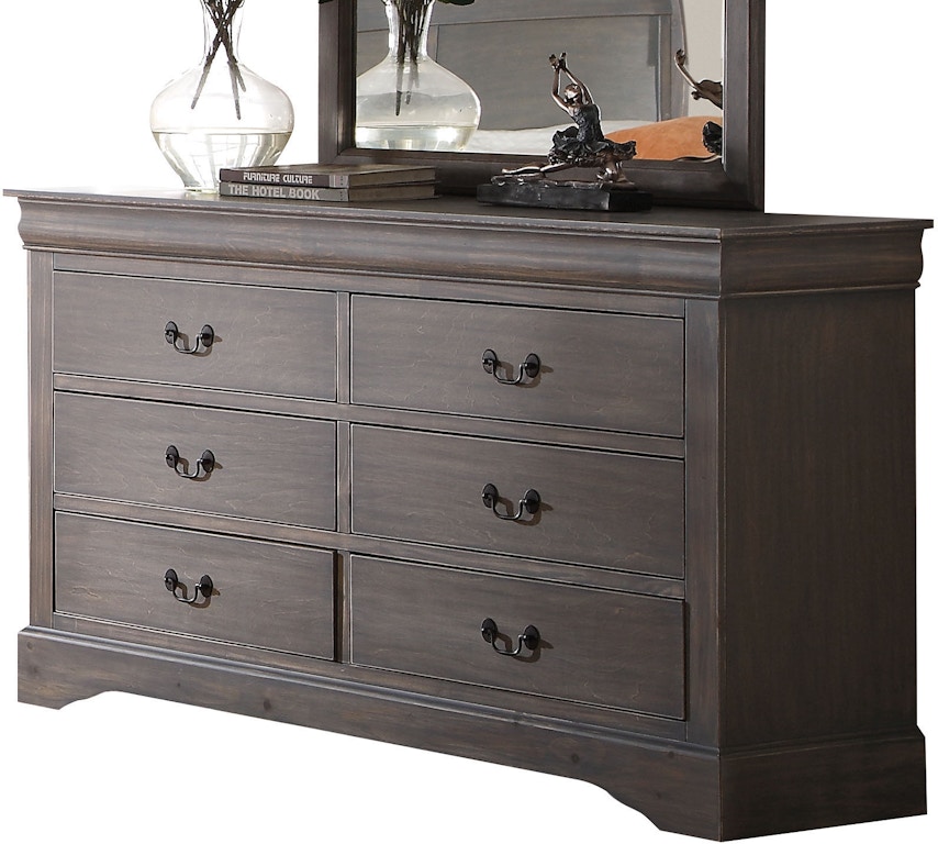 Acme Furniture Louis Philippe III 6-Drawer Dresser 25505