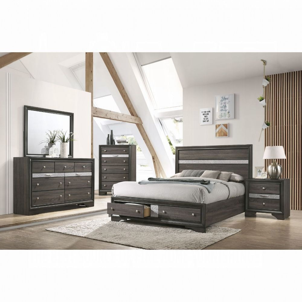 Acme naima white queen 2024 bed with storage