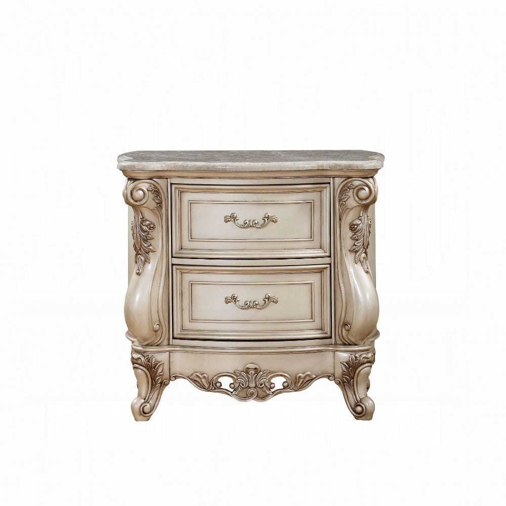  Gorsedd Nightstand With Marble Top 