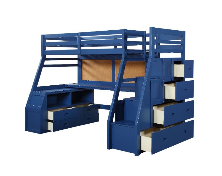  Jason II Twin Loft Bed With Storage 