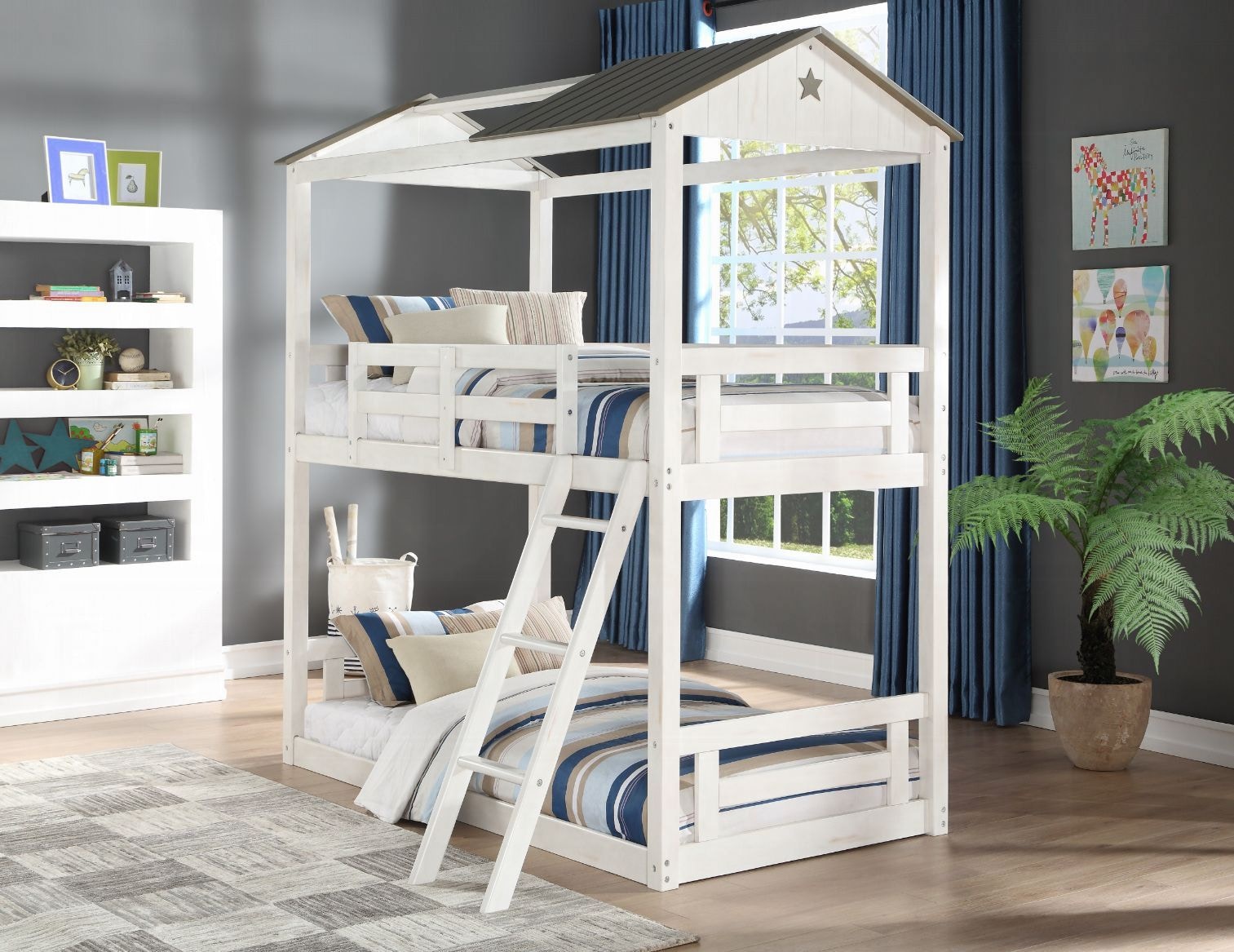  Nadine Cottage Twin/Twin Bunk Bed 