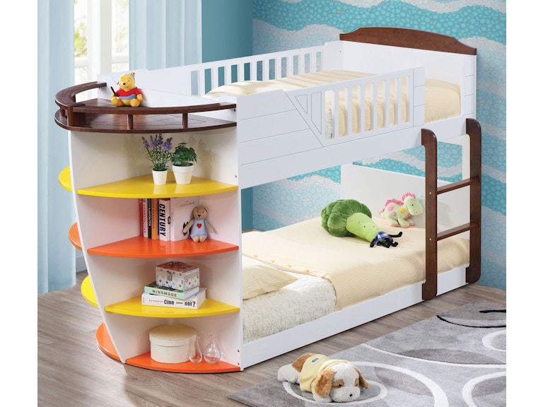 Acme Furniture Youth Neptune Twin Over Twin Bunk Bed With Storage