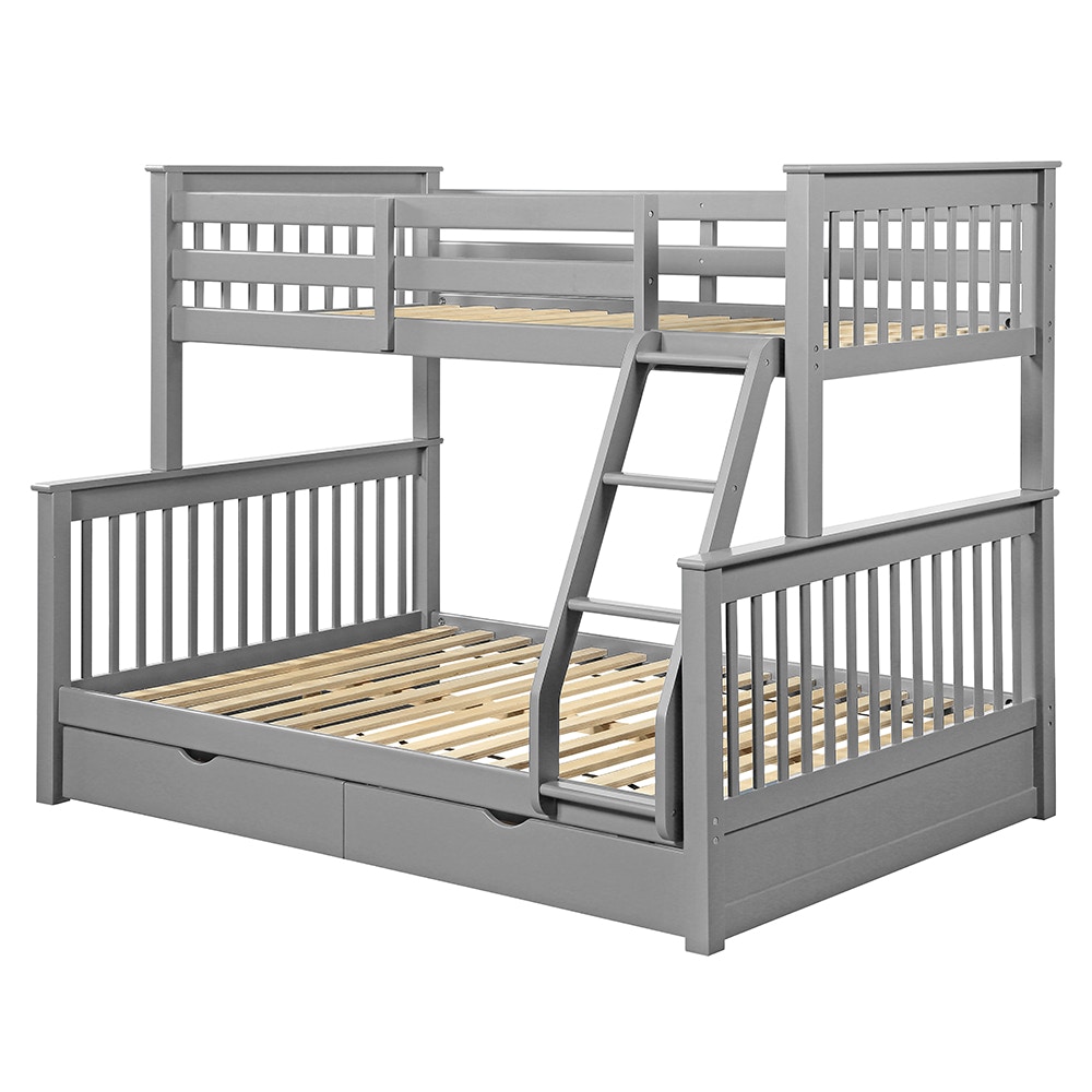  Haley II Twin/Full Bunk Bed With Storage 