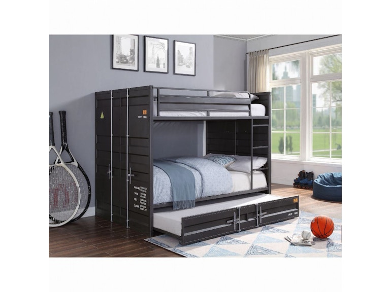 Acme Furniture Youth Cargo Bunk Bed Full Full 37895 Aaron S Fine Furniture Altamonte Springs