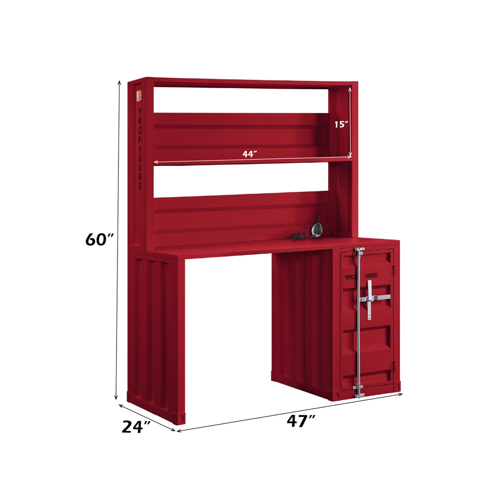  Cargo Writing Desk With Hutch 