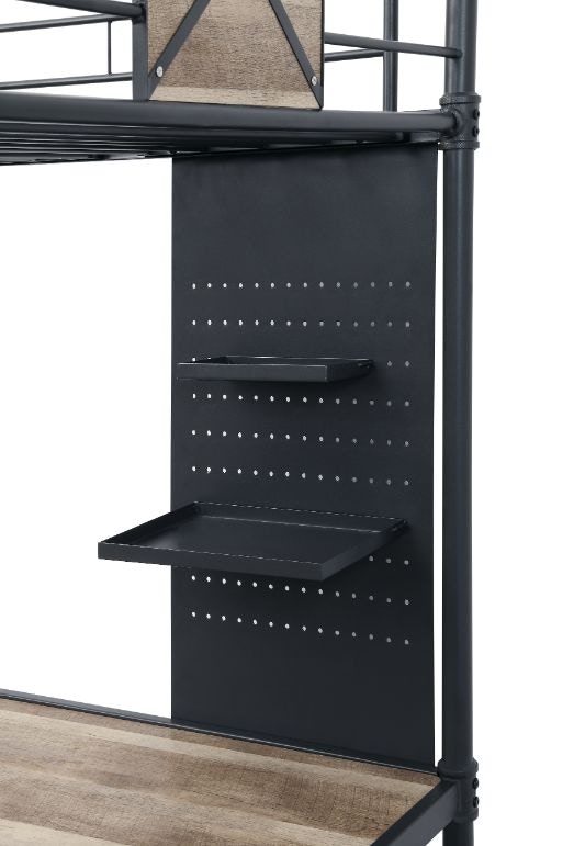  Cordelia Twin Loft Bed With Desk 