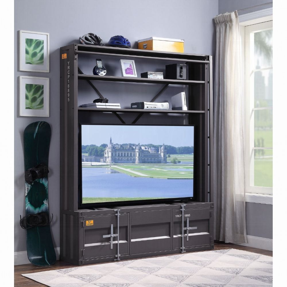 Acme Furniture Bedroom Cargo Bookshelf With Ladder 39887