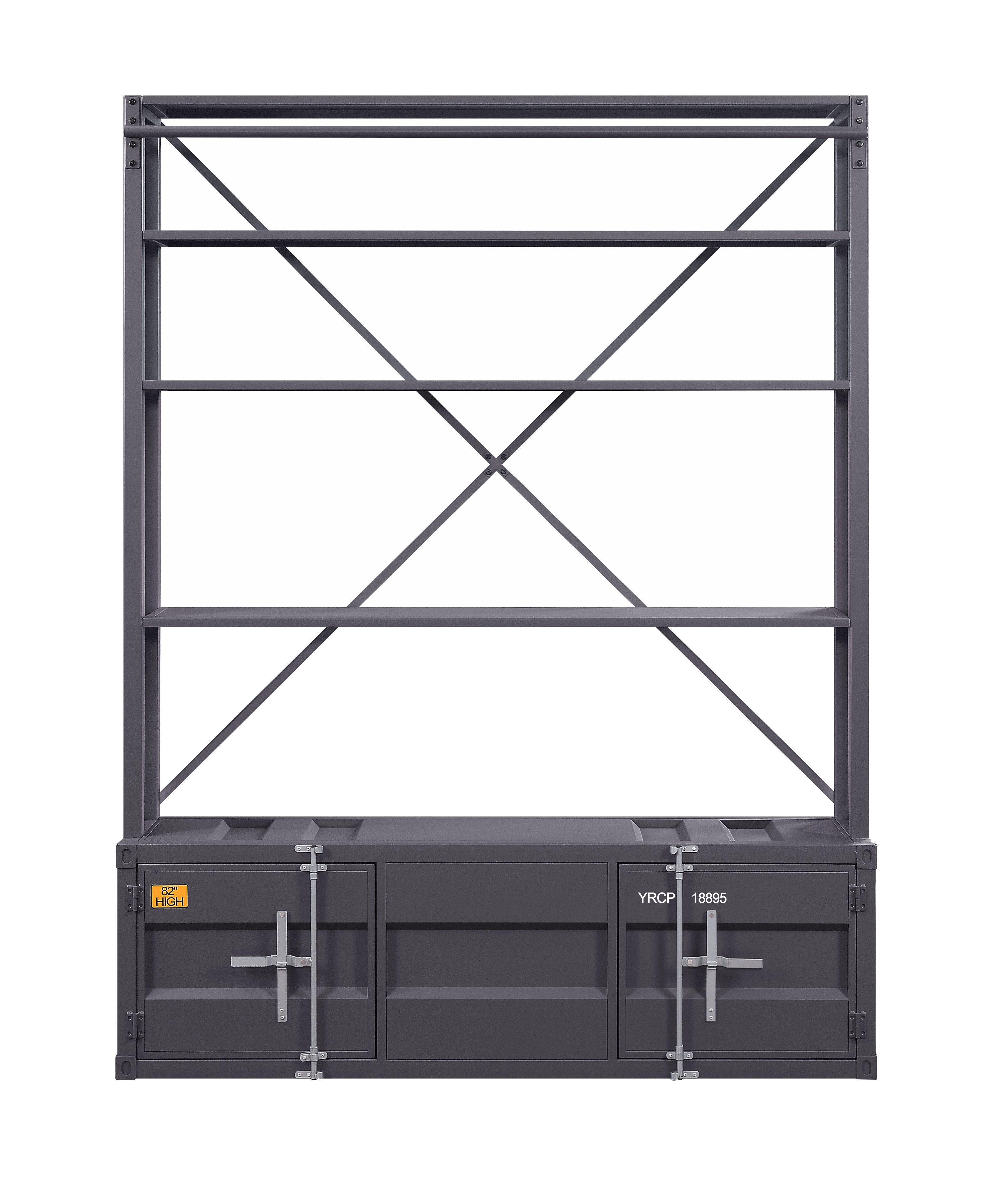 Cargo Bookcase With Ladder 