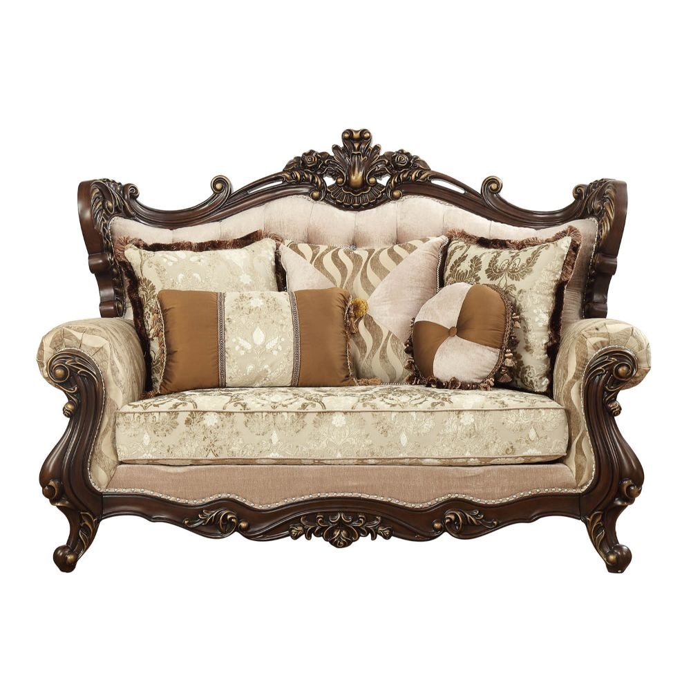  Shalisa Loveseat With 5 Pillows(Same Lv01586) 
