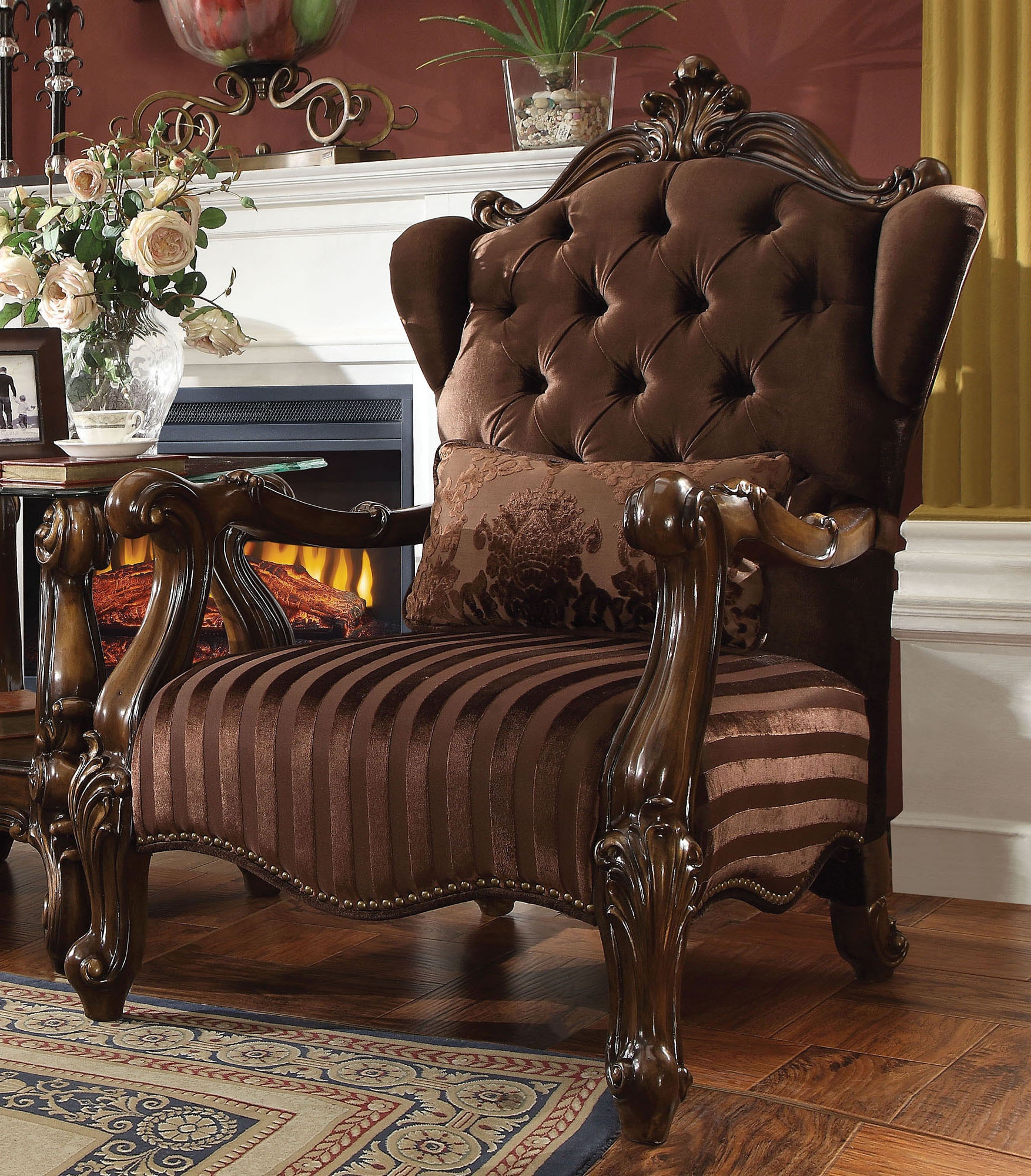 海外最新 Versailles Room Living Furniture Acme Chair The - 52082 その他