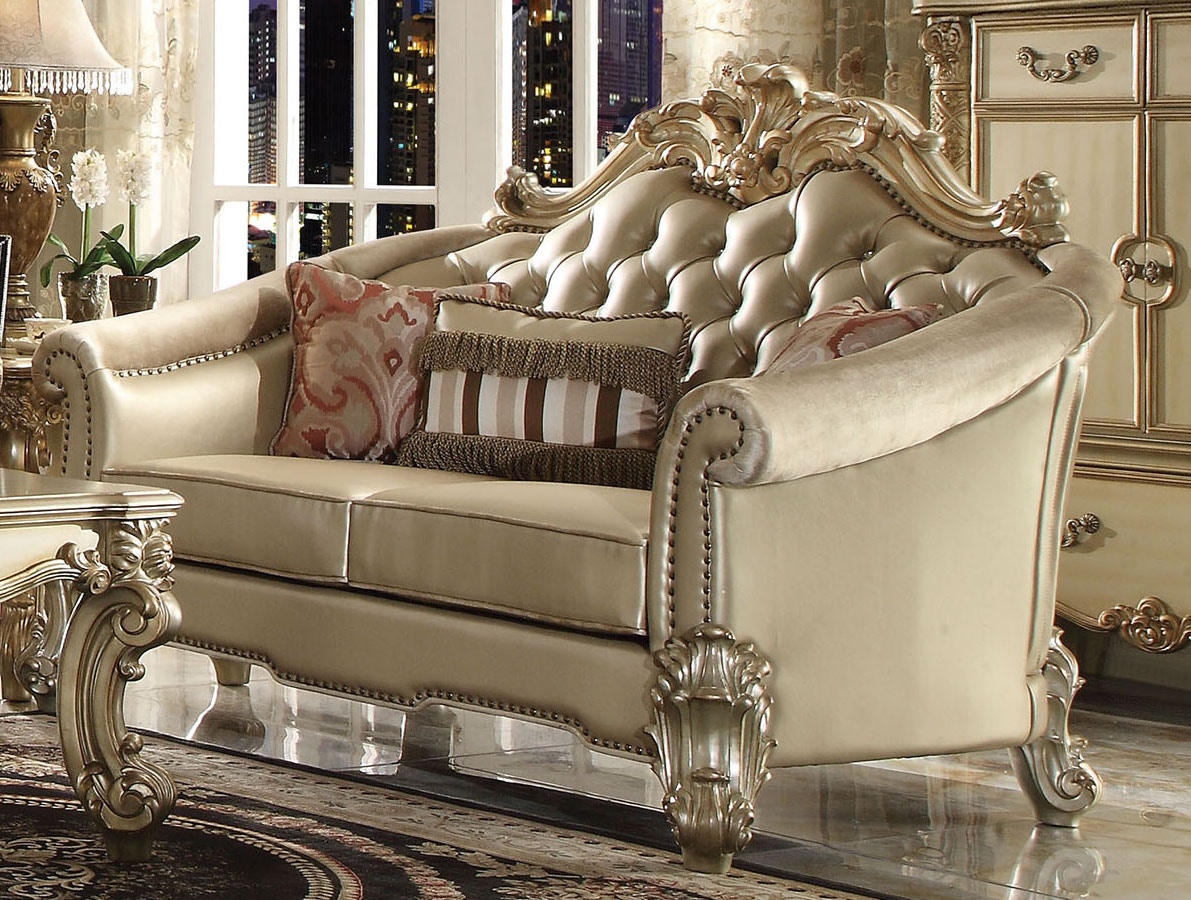 Acme Furniture Living Room Vendome II Sofa With 5 Pillows 53130