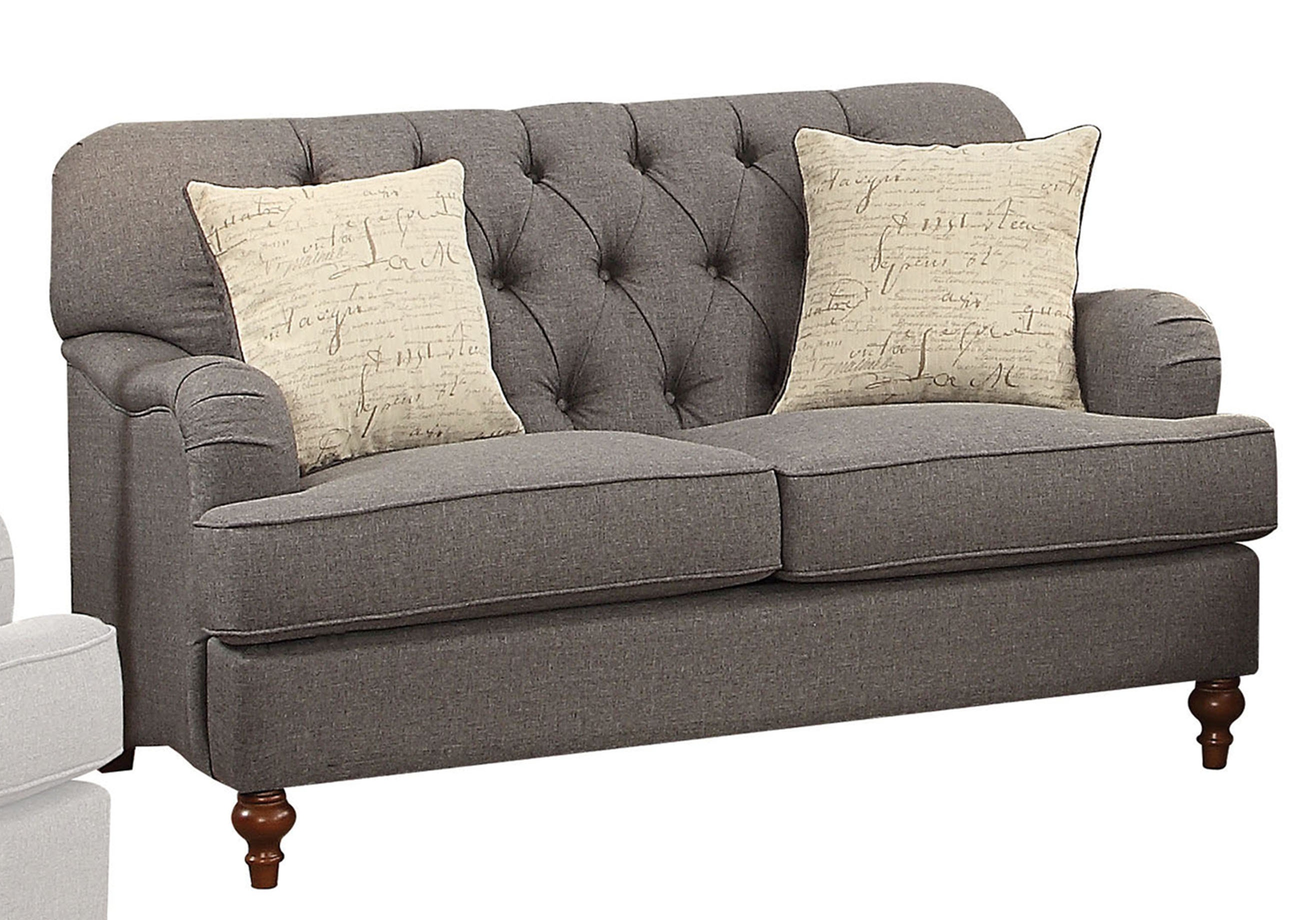  Alianza Loveseat With 2 Pillows 