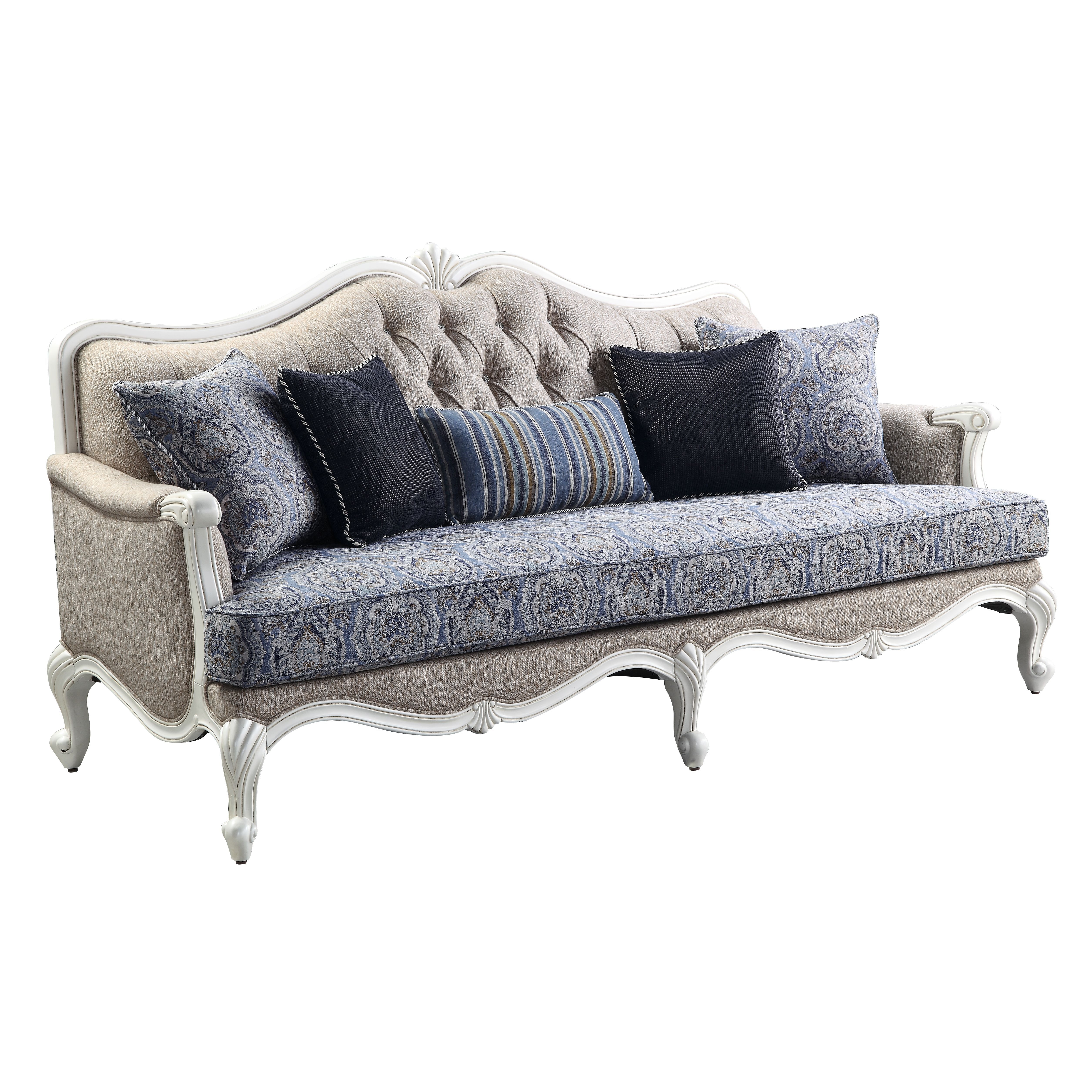  Ciddrenar Sofa With 5 Pillows 
