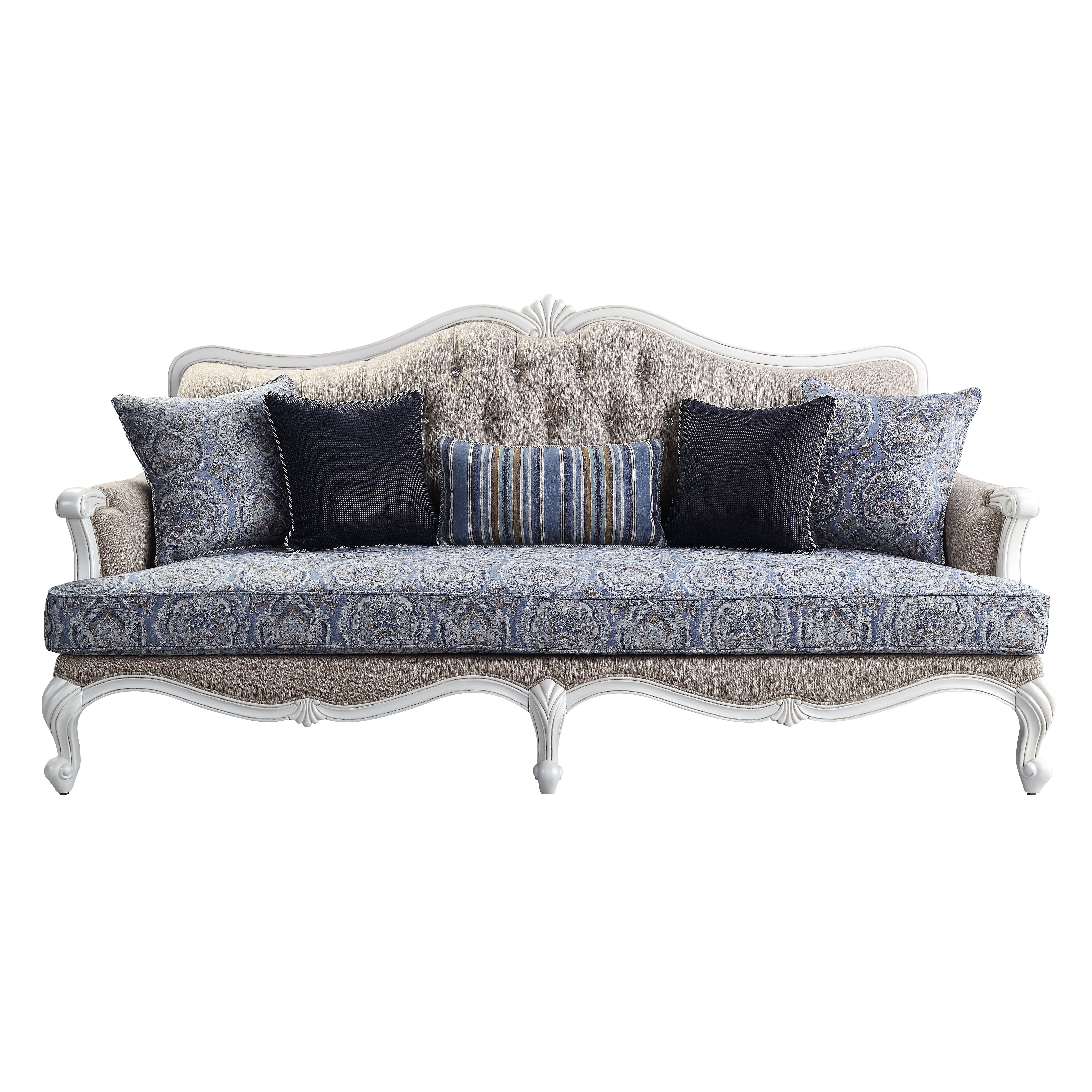  Ciddrenar Sofa With 5 Pillows 