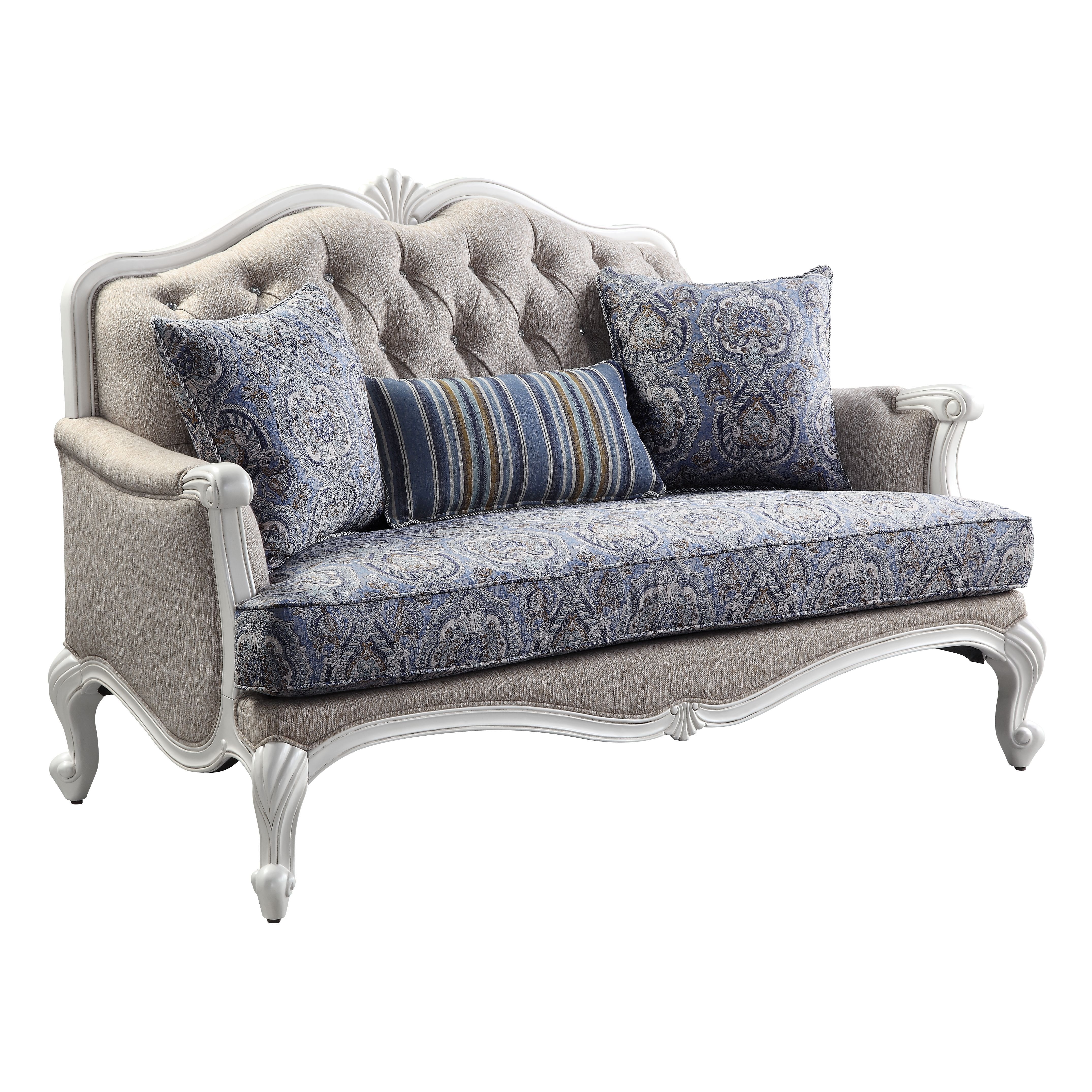  Ciddrenar Loveseat With 3 Pillows 