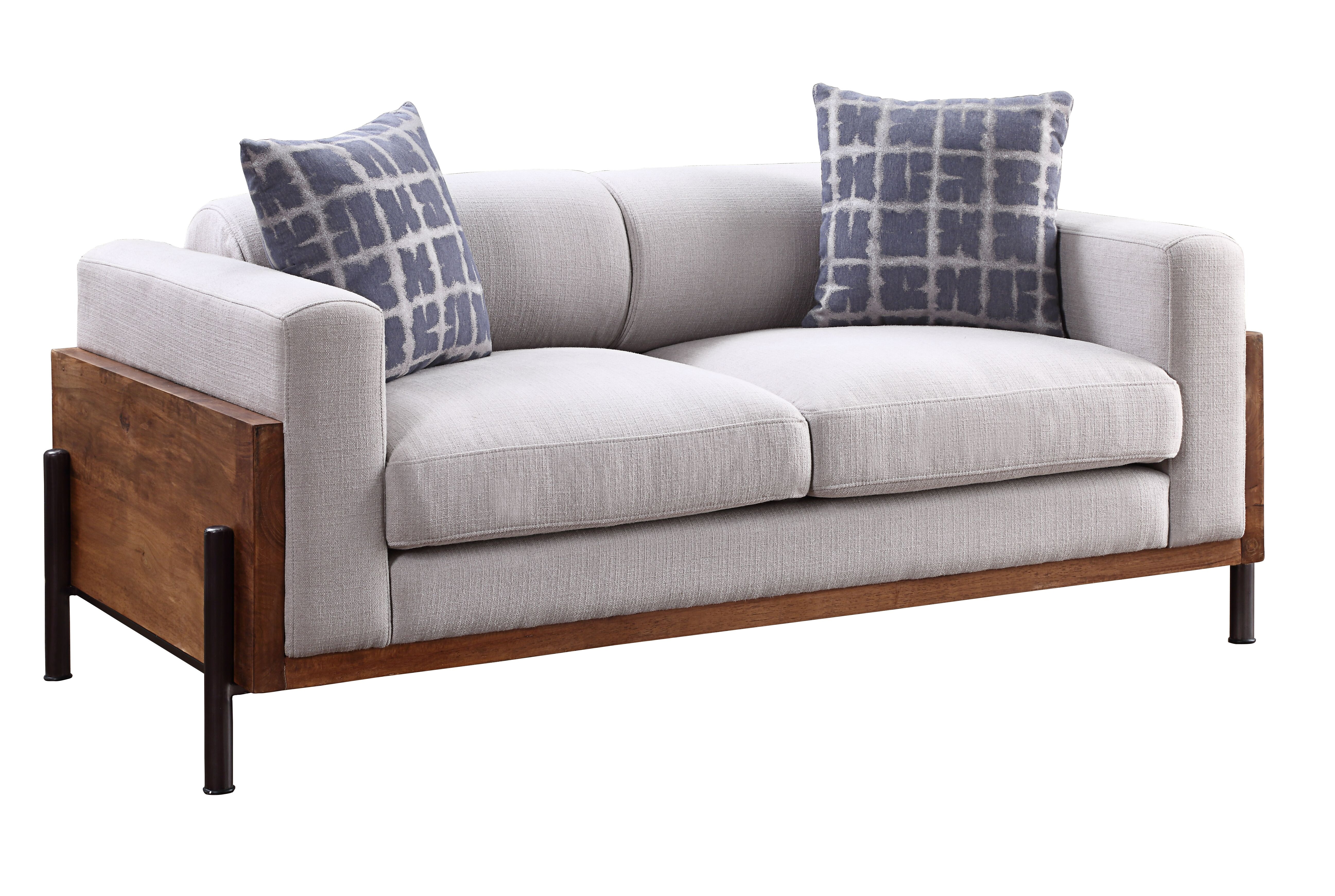  Pelton Loveseat With 2 Pillows 