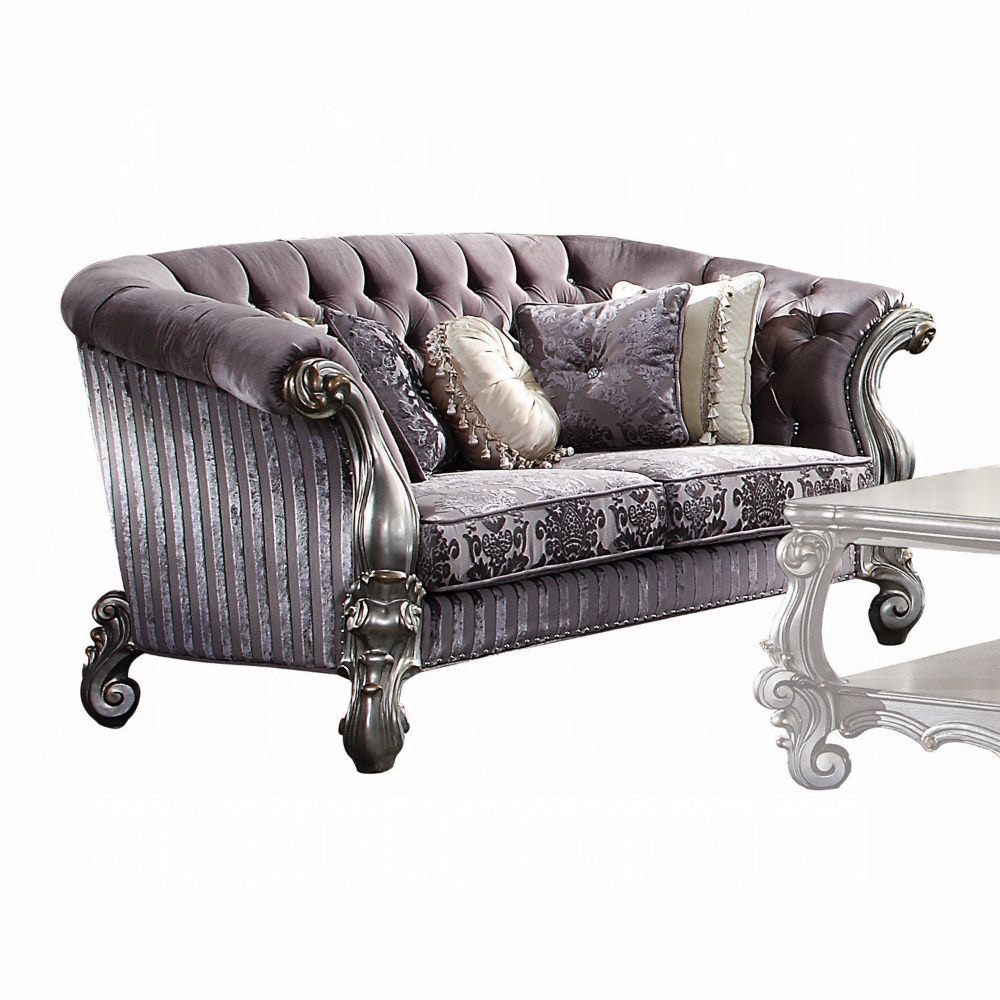  Versailles Loveseat With 5 Pillows 