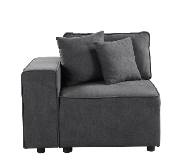  Silvester Modular - Left Facing Chair With 2 Pillows 