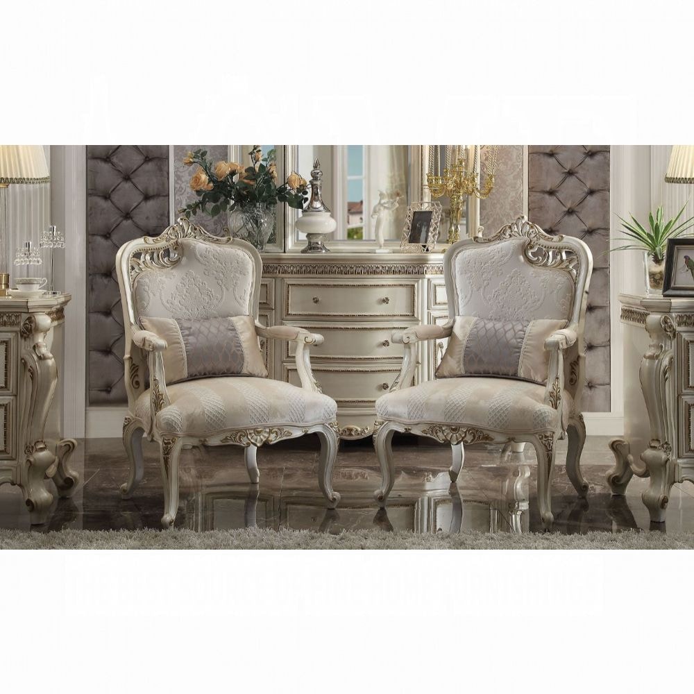  Picardy Chair With Pillow (Lf Leaf) 
