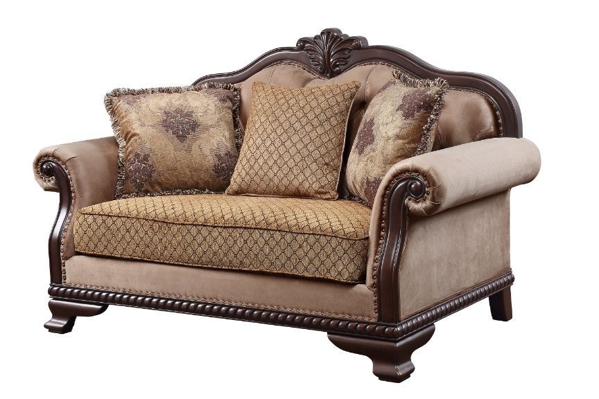  Chateau De Ville Loveseat With 3 Pillows(Same Lv01589) 