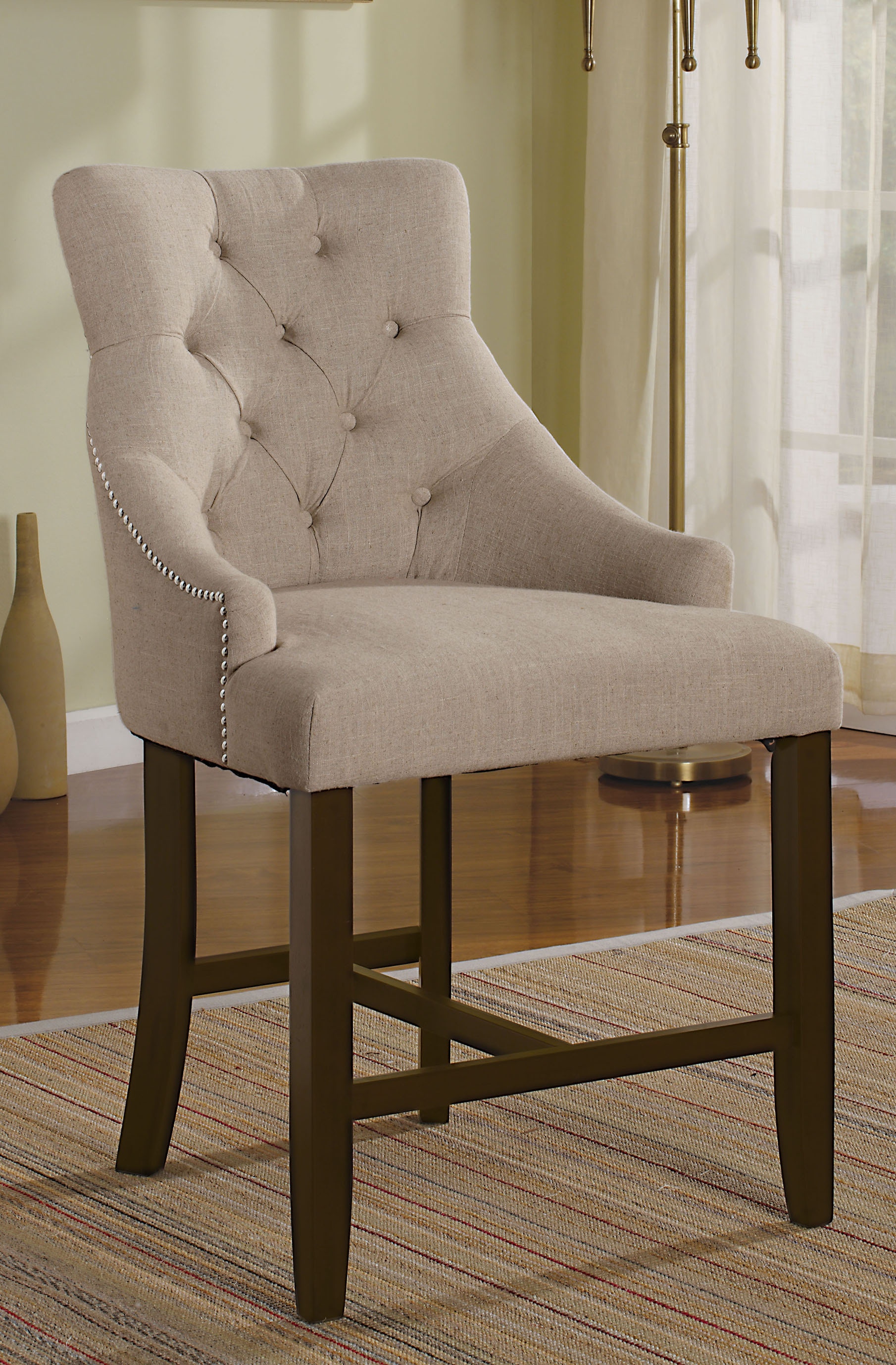 Acme Furniture Bar And Game Room Counter Height Chair Set Of 2