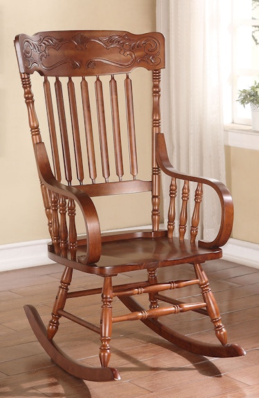 Acme Furniture Living Room Tobaco Rocking Chair Fulton Stores