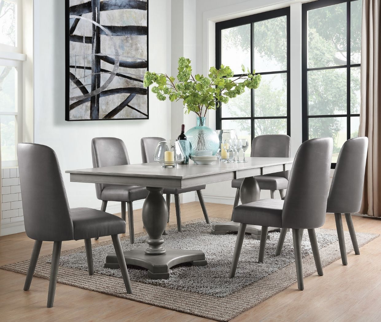 Acme Furniture Casual Dining Waylon Dining Table 72200 - Tar Heel