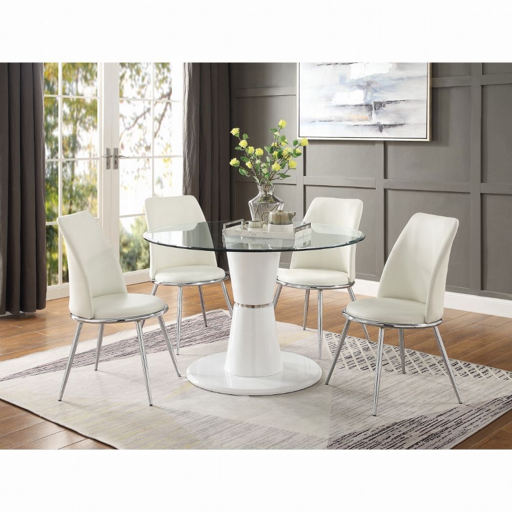 Acme Furniture Casual Dining Kavi Dining Table 74935 Leon