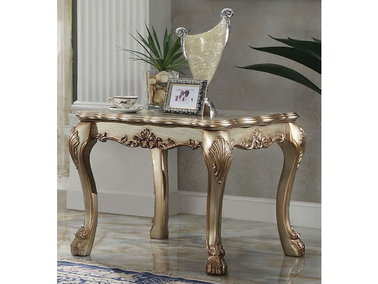 Acme Furniture Living Room Dresden End Table 83161 The Furniture Mall Duluth And The Chamblee
