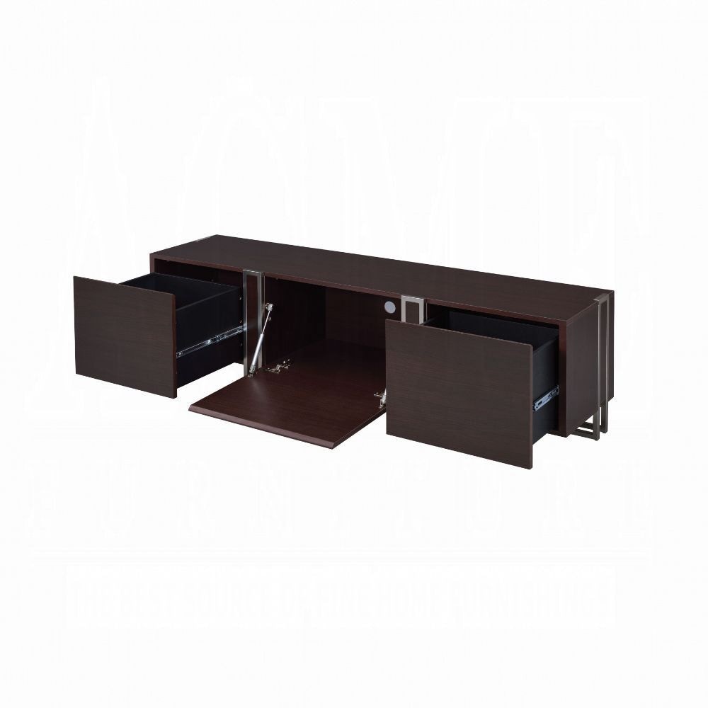 Acme Furniture Home Entertainment Cattoes TV Stand 91795 - Tar