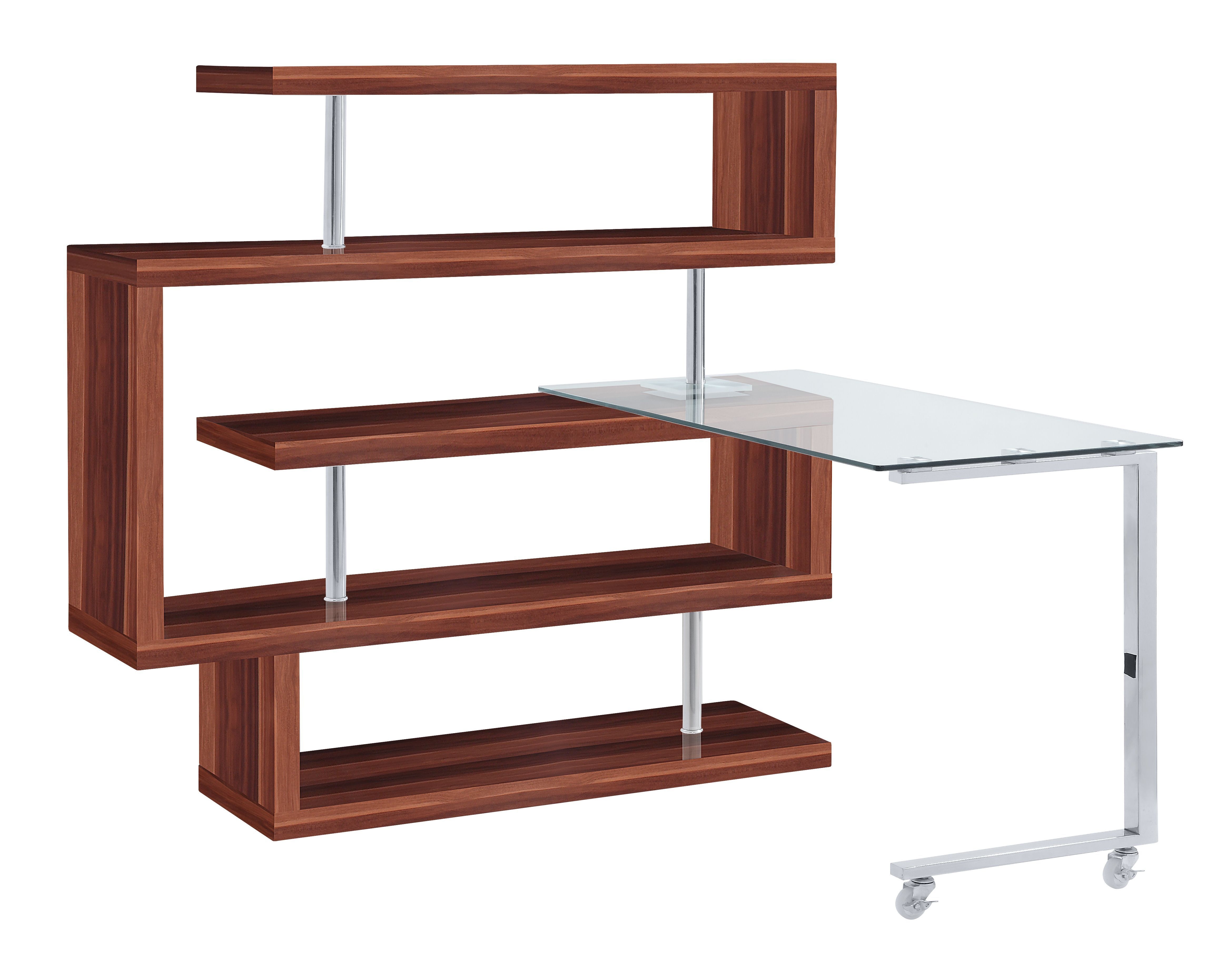  Buck II Writing Desk With Bookshelf 
