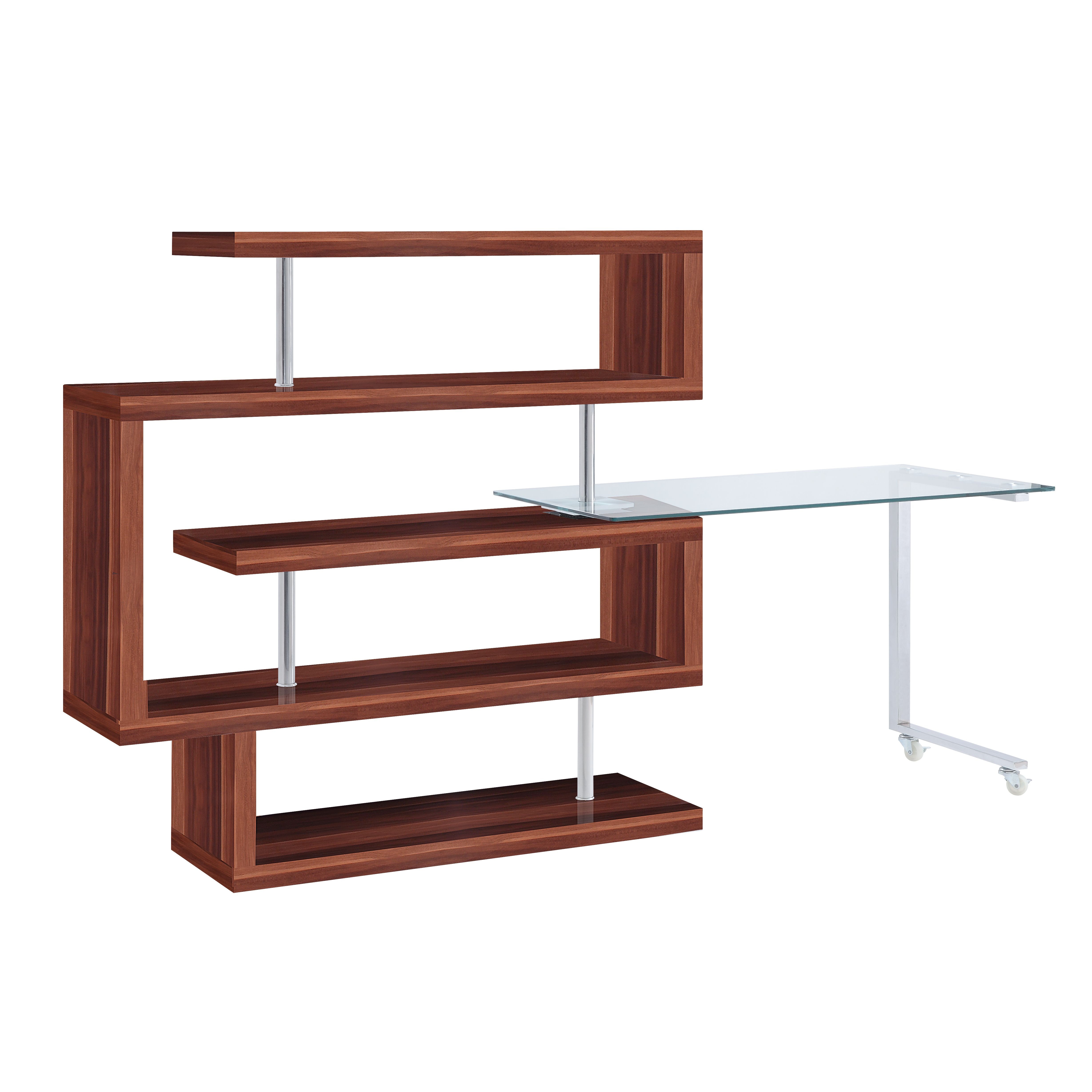  Buck II Writing Desk With Bookshelf 