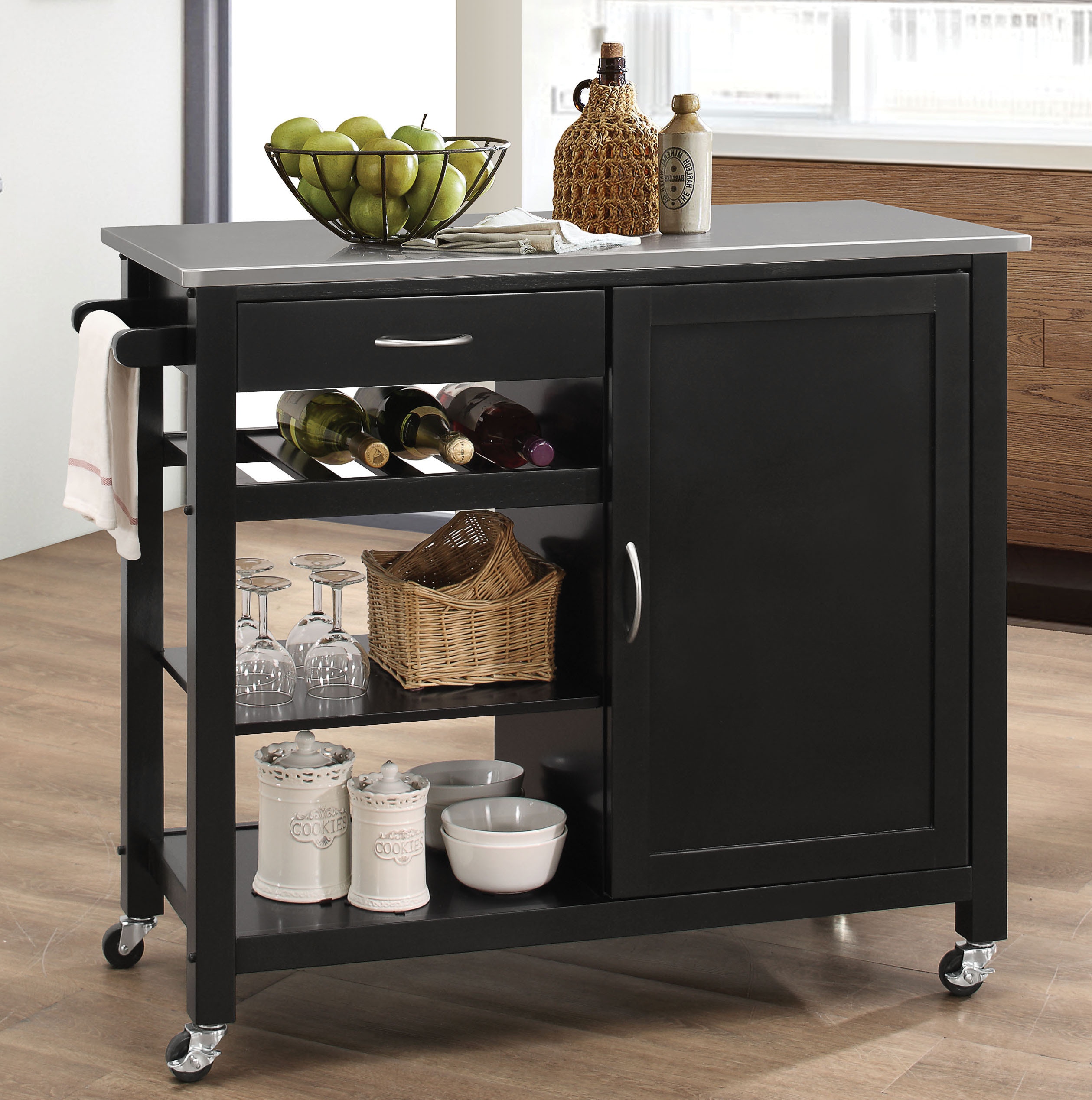 Acme Furniture Ottawa Kitchen Cart 98317 Simply Discount
