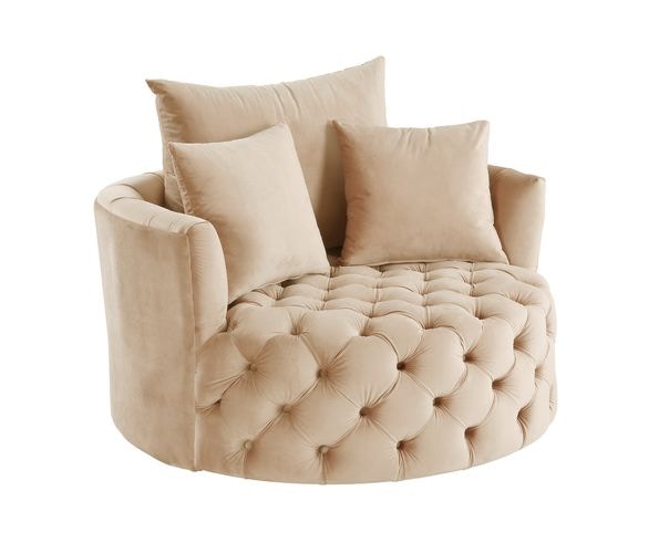 Zunyas Accent Chair With Swivel 
